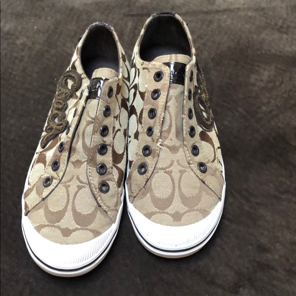 Coach laceless sneakers
